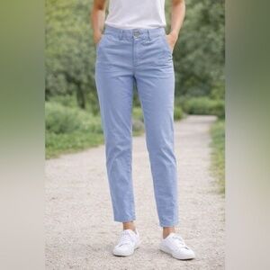 Tommy Hilfiger Women's Chino Light Blue Tailored Pants - Size 6